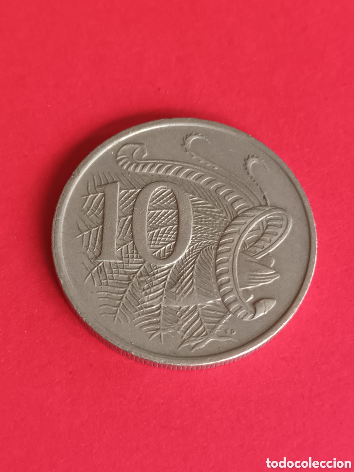 Monedas antiguas de Ocean&iacute;a: AUSTRALIA. 10 CENTAVOS DE 1967. - Foto 2