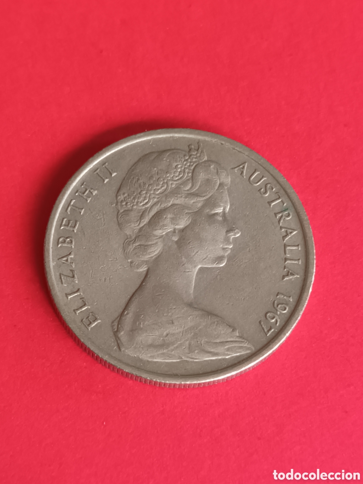Monedas antiguas de Ocean&iacute;a: AUSTRALIA. 10 CENTAVOS DE 1967. - Foto 1