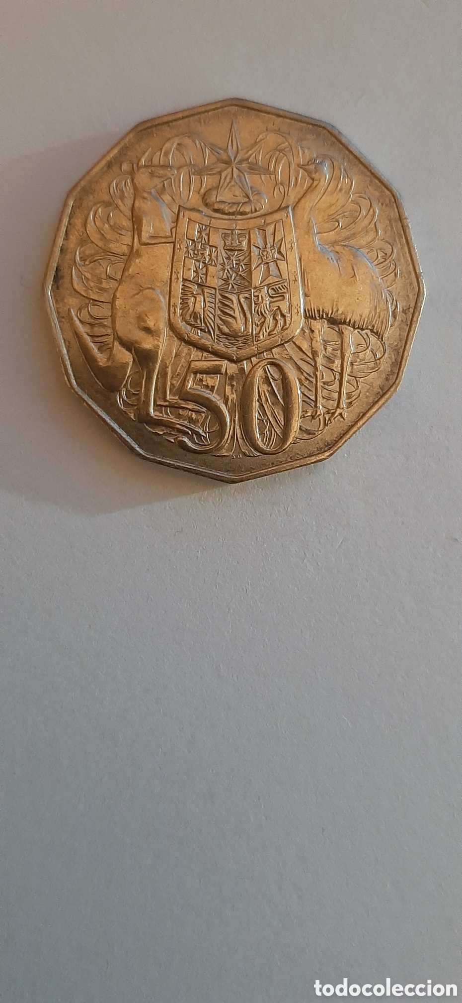 Monedas antiguas de Ocean&iacute;a: AUSTRALIA 50 CENT 1980 S/C - Foto 2