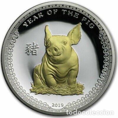Monedas antiguas de Ocean&iacute;a: PALAU 5 DOLARES 2019 - Foto 1