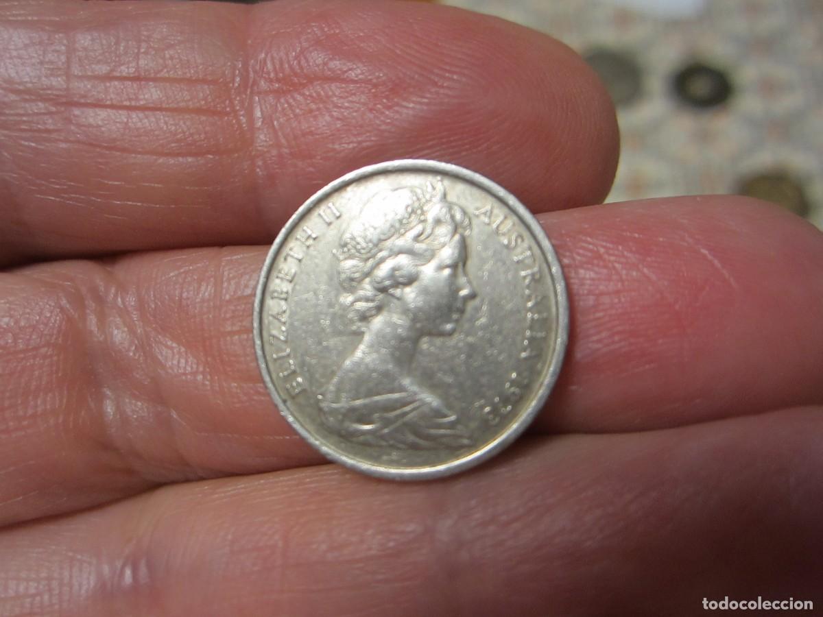 Monedas antiguas de Ocean&iacute;a: MONEDA DE AUSTRALIA DE 5 CENTAVOS DE 1973 - Foto 1