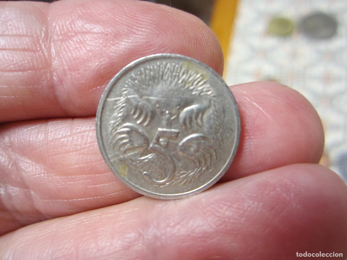 Monedas antiguas de Ocean&iacute;a: MONEDA DE AUSTRALIA DE 5 CENTAVOS DE 1973 - Foto 2