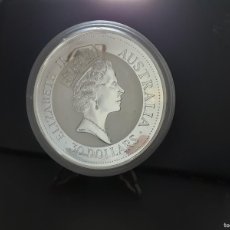 Monedas antiguas de Oceanía: AUSTRALIA - MONEDA DE 1 KILO DE PLATA - KOOKABURRA - AÑO 1992 -