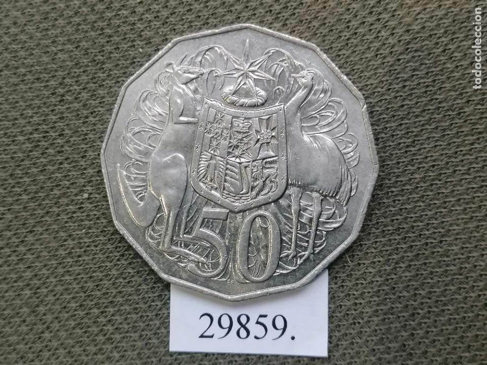 Monedas antiguas de Ocean&iacute;a: Australia 50 c&eacute;ntimos 1983 - Foto 1