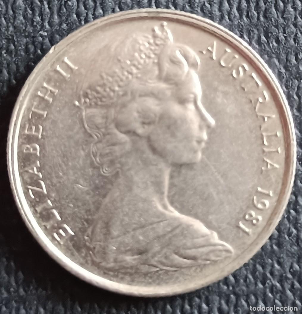 Monedas antiguas de Ocean&iacute;a: 5 centavos 1981 - Australia - Foto 2