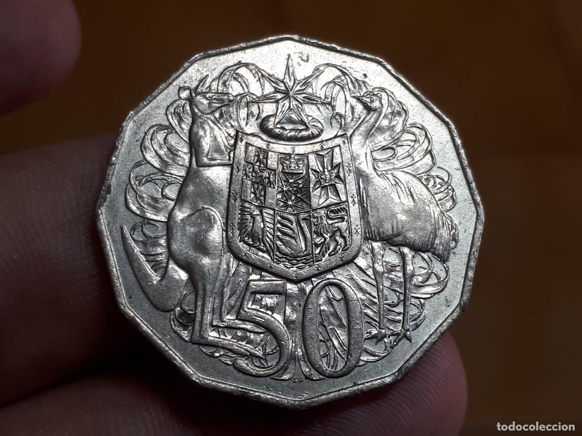 Monedas antiguas de Ocean&iacute;a: AUSTRALIA 50 cent 1980 - Foto 1
