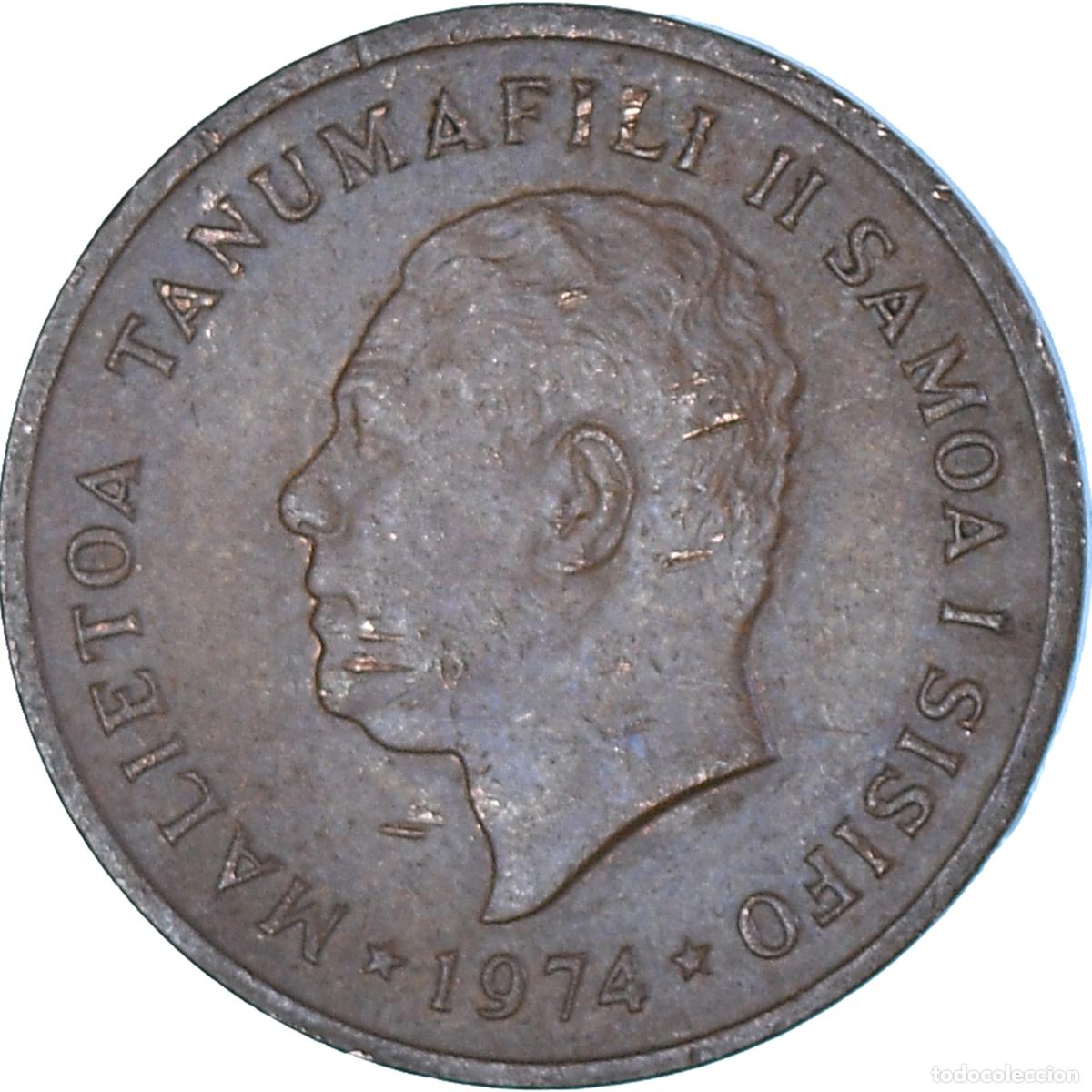 Monedas antiguas de Ocean&iacute;a: [#1359207] Moneda, Samoa, Sene, 1974 - Foto 1