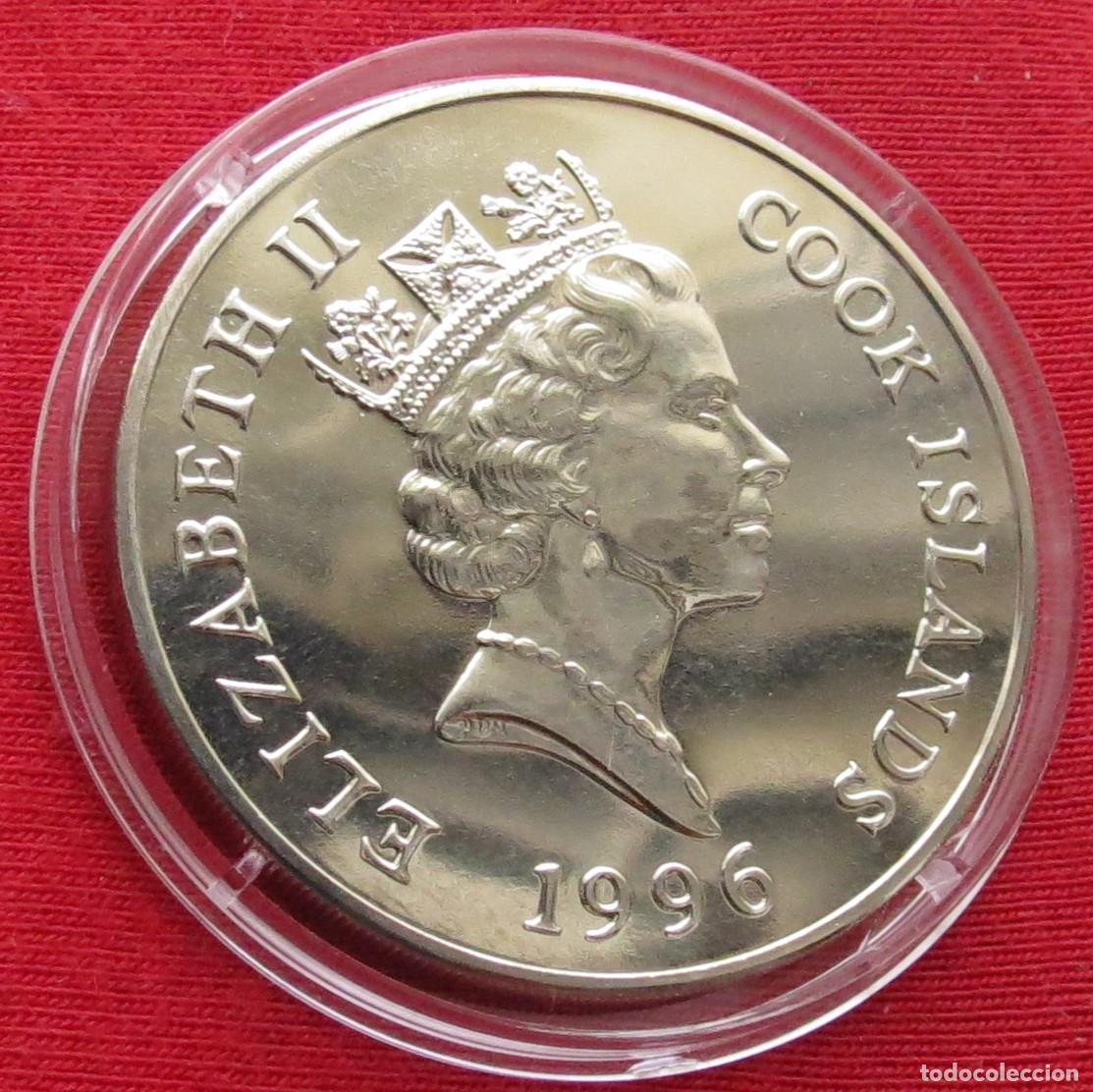 Monedas antiguas de Ocean&iacute;a: Cook isl. 1 $ 1996 gorila - Foto 2