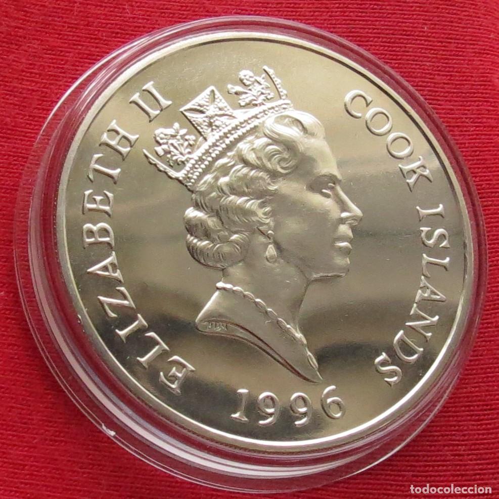 Monedas antiguas de Ocean&iacute;a: Cook isl. 1 $ 1996 cabra - Foto 2