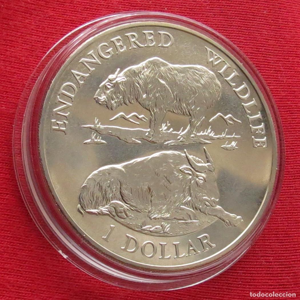Monedas antiguas de Ocean&iacute;a: Cook isl. 1 $ 1996 takin - Foto 1