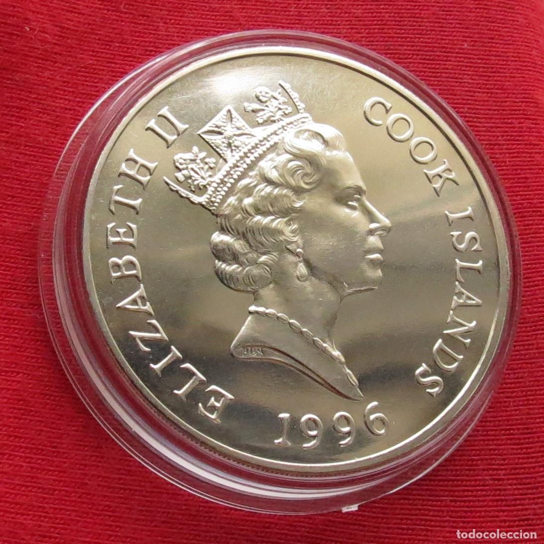 Monedas antiguas de Ocean&iacute;a: Cook isl. 1 $ 1996 takin - Foto 2