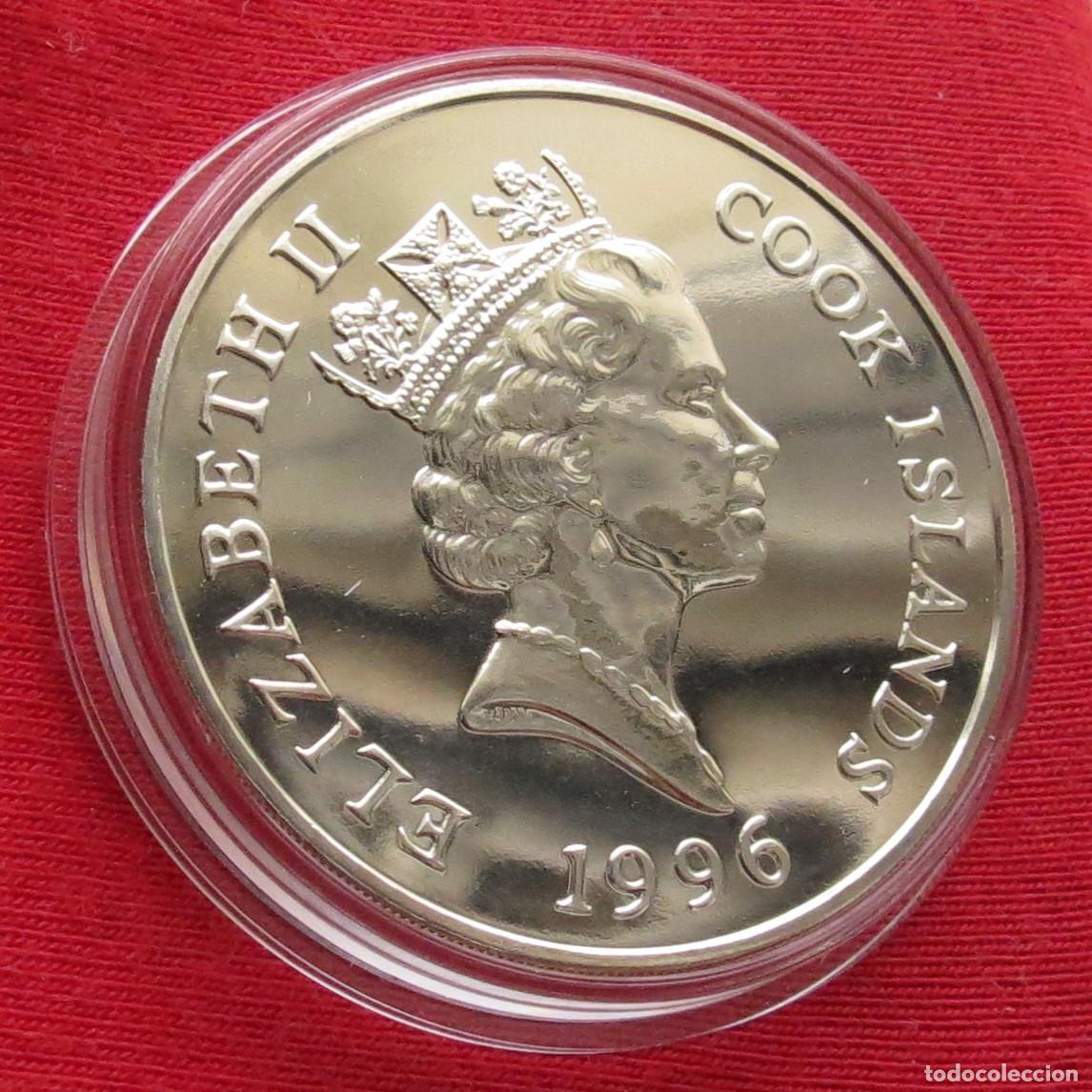 Monedas antiguas de Ocean&iacute;a: Cook isl. 1 $ 1996 puma - Foto 2