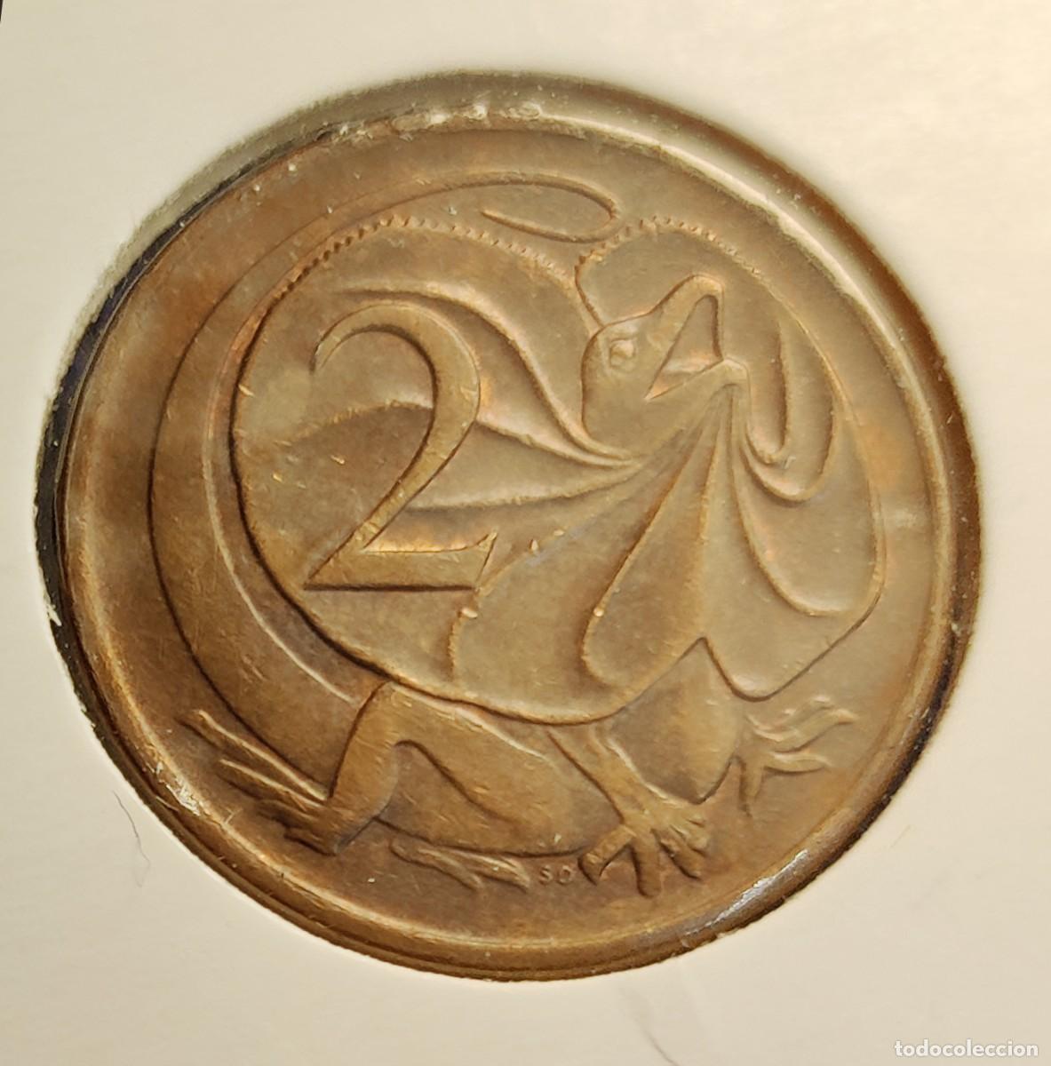 Monedas antiguas de Ocean&iacute;a: Australia 2 cents c&eacute;ntimos 1982 - Foto 1