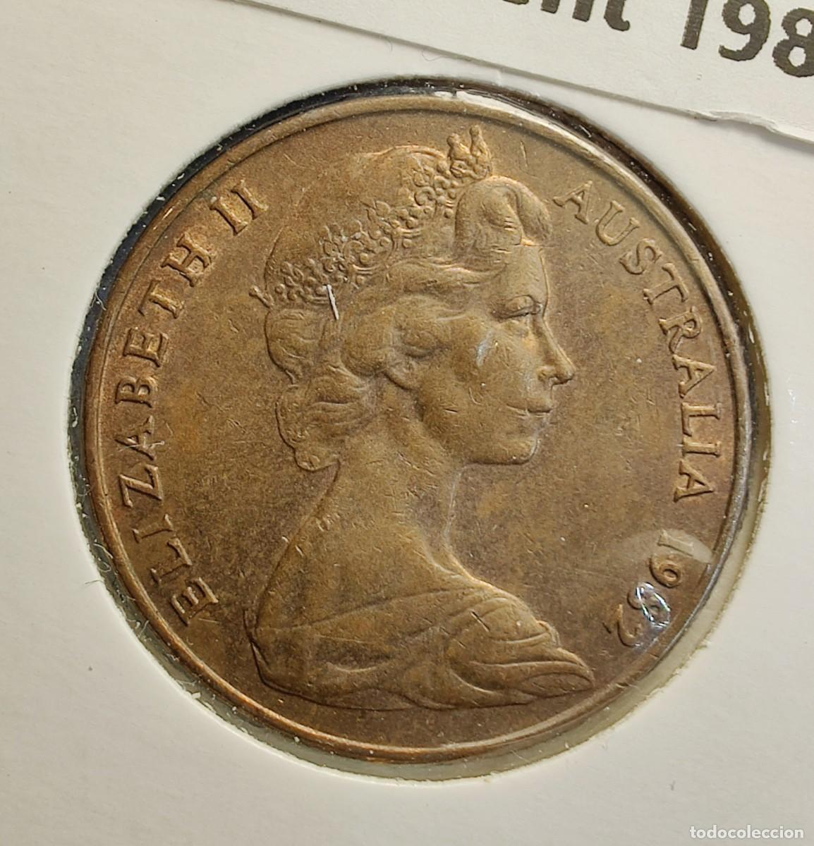 Monedas antiguas de Ocean&iacute;a: Australia 2 cents c&eacute;ntimos 1982 - Foto 2