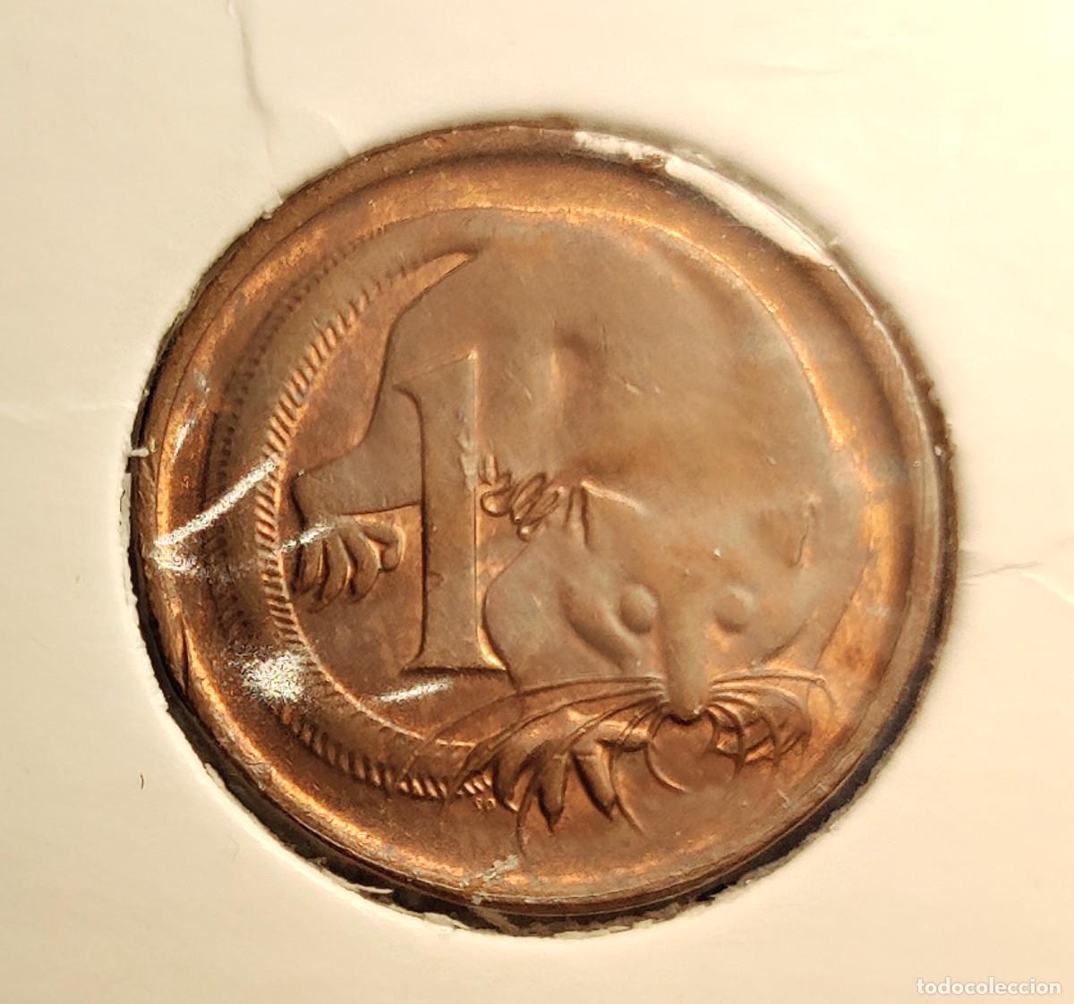 Monedas antiguas de Ocean&iacute;a: Australia 1 cent c&eacute;ntimo 1976 - Foto 1