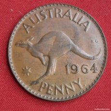 Monedas antiguas de Oceanía: AUSTRALIA. 1 PENIQUE 1964. 31 MM.