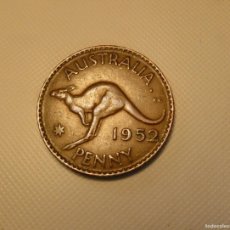Monedas antiguas de Oceanía: MONEDA DE BRONCE DE 1 PENIQUE DE AUSTRALIA AÑO 1952