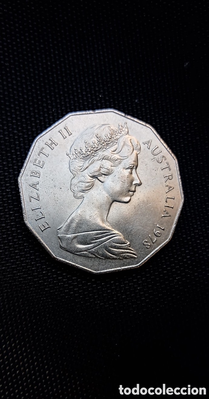 Monedas antiguas de Ocean&iacute;a: AUSTRALIA 50 CENT 1978 - Foto 2