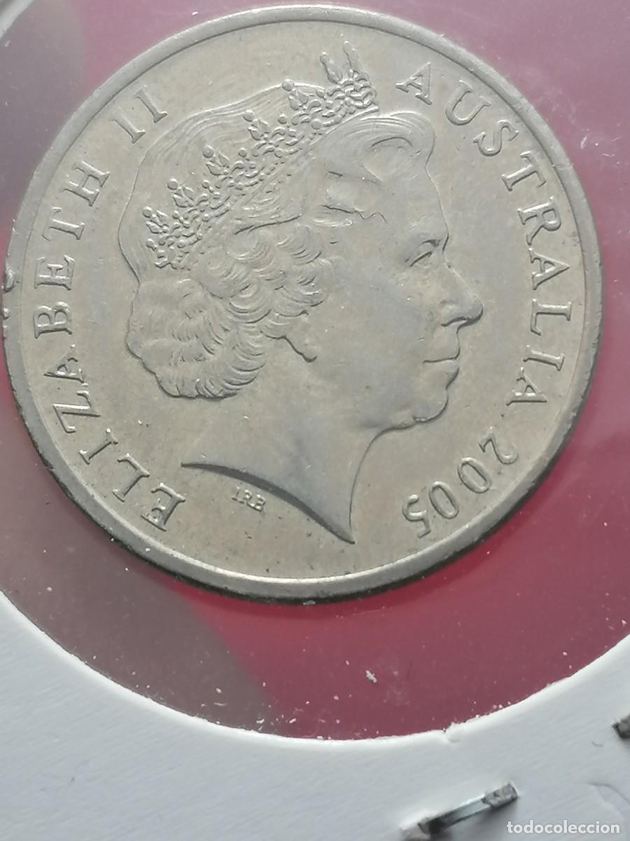 Monedas antiguas de Ocean&iacute;a: AUSTRALIA 10 CENTIMOS 2005 - Foto 2