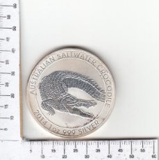 Monedas antiguas de Oceanía: CR1726 MONEDA AUSTRALIA 1 DÓLAR 2014 ONZA PLATA
