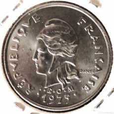 Monedas antiguas de Oceanía: POLYNESIA FRANCESA (1962-) - 10 FRANCOS 1975 - COLECTIVIDAD FRANCESA DE ULTRAMAR - 6 GR. NICKEL