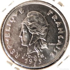 Monedas antiguas de Oceanía: POLYNESIA FRANCESA (1962-) - 20 FRANCOS 1975 - COLECTIVIDAD FRANCESA DE ULTRAMAR - 10 GR. NICKEL