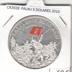 Monedas antiguas de Oceanía: CR2028 MONEDA PALAU 5 DOLARES 2010 PLATA