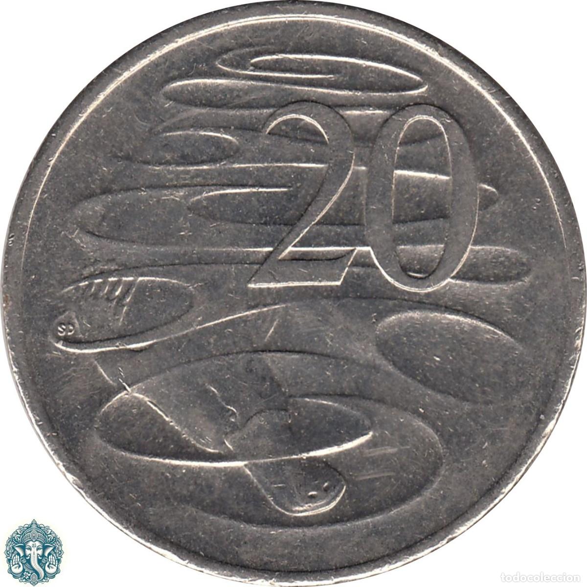 Monedas antiguas de Ocean&iacute;a: AUSTRALIA 20 Centavos 2014 KM#403 - Foto 1