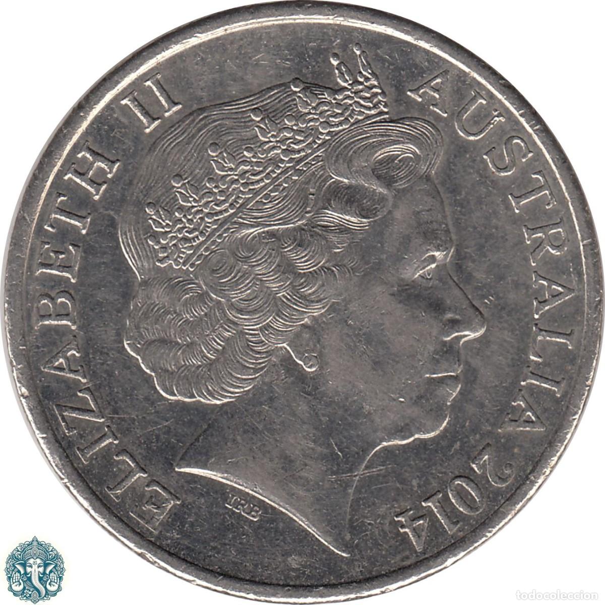 Monedas antiguas de Ocean&iacute;a: AUSTRALIA 20 Centavos 2014 KM#403 - Foto 2