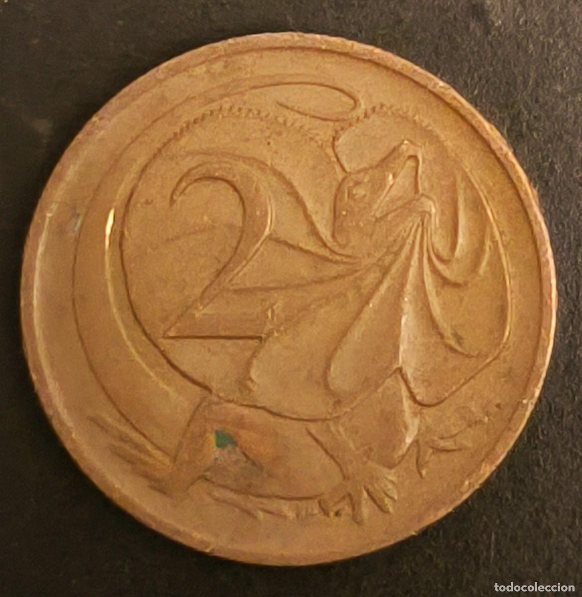 Monedas antiguas de Ocean&iacute;a: Australia 2 centavos, 1978 - Foto 2