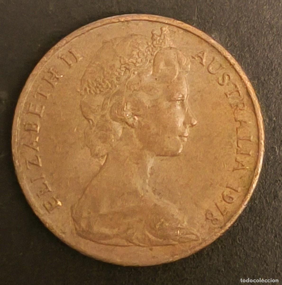 Monedas antiguas de Ocean&iacute;a: Australia 2 centavos, 1978 - Foto 1
