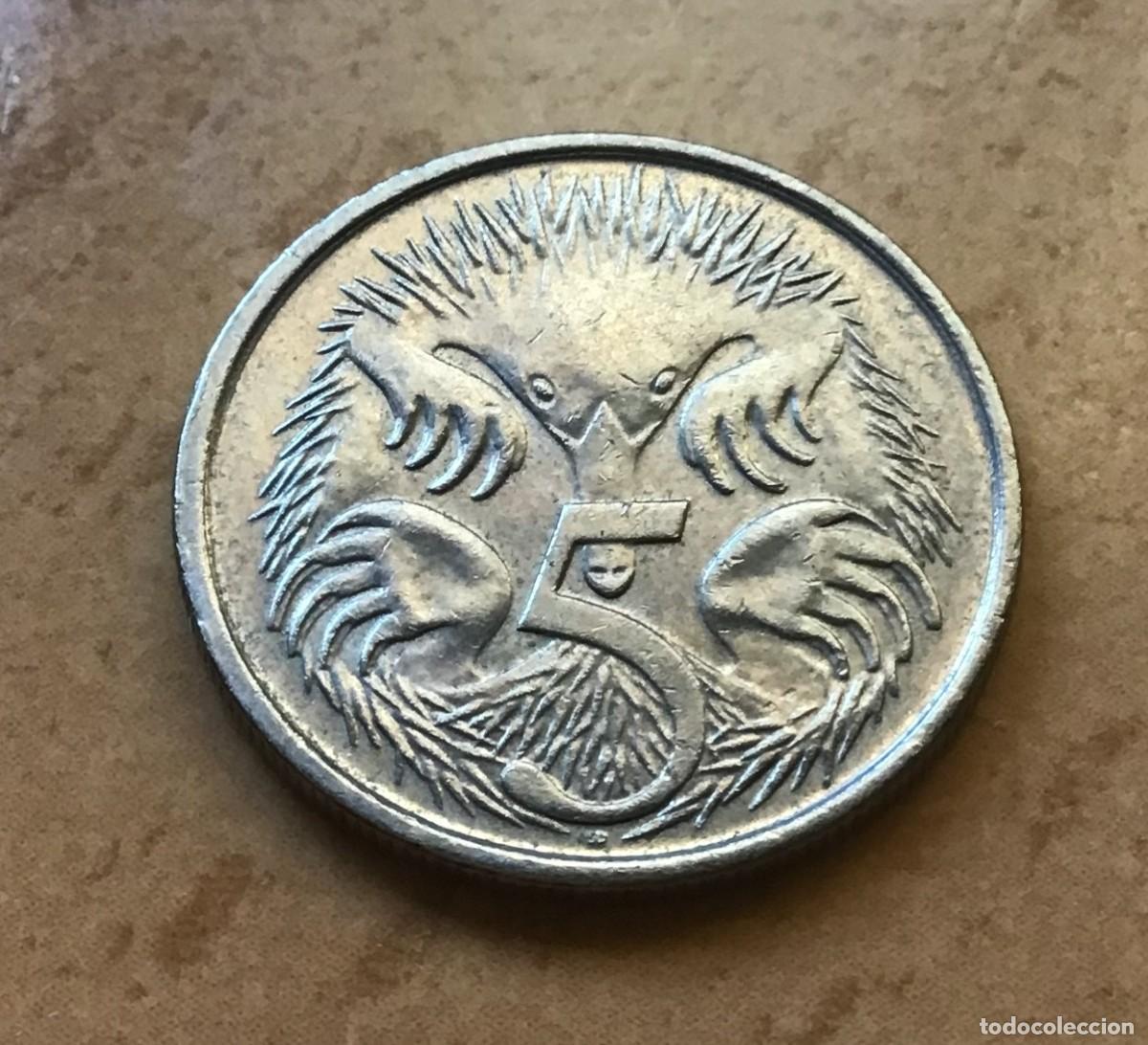 Monedas antiguas de Ocean&iacute;a: 5 centavos de Australia. A&ntilde;o 2008 - Foto 1