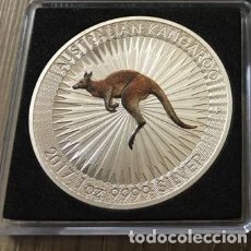 Monedas antiguas de Oceanía: MONEDA DE PLATA - AUSTRALIA 2017 - CANGURO 1 OZ DE PLATA 999 EDICIÓN EN COLOR