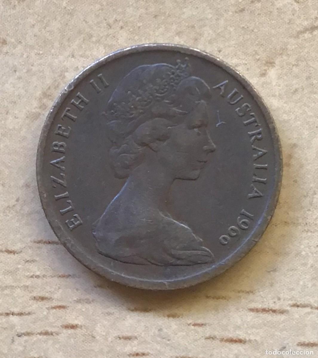 Monedas antiguas de Ocean&iacute;a: 1 centavo de Australia. A&ntilde;o 1966 - Foto 2