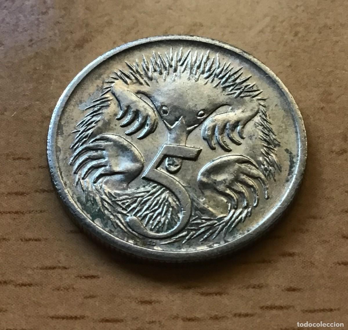 Monedas antiguas de Ocean&iacute;a: 5 centavos de Australia. A&ntilde;o 2002 - Foto 1