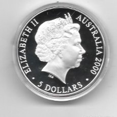 Monedas antiguas de Oceanía: AUSTRALIA- 5 DOLARES-SYDNEY 2000-1 ONZA-PLATA 999