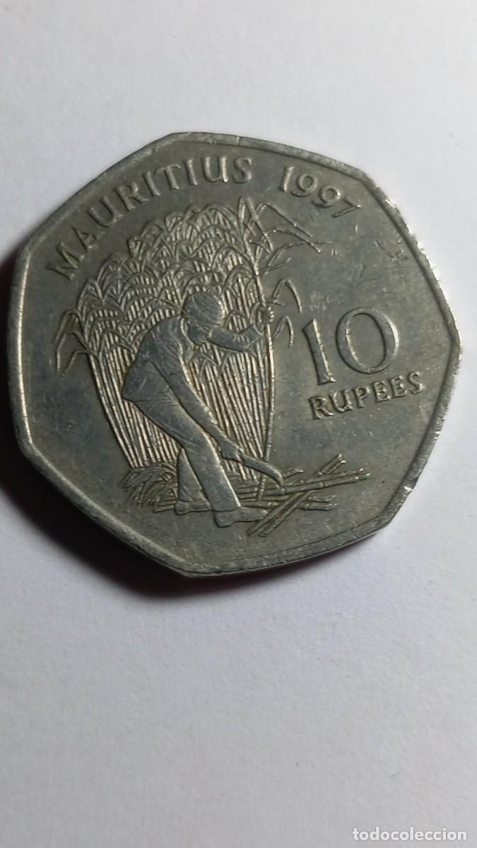 Monedas antiguas de Ocean&iacute;a: MAURITIUS - 10 RUPIA 1997 KM61 - Foto 1