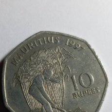 Monedas antiguas de Oceanía: MAURITIUS - 10 RUPIA 1997 KM61