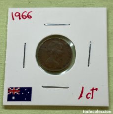 Monedas antiguas de Oceanía: AUSTRALIA, 1966, 1 CENTAVO