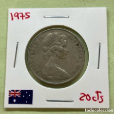 Monedas antiguas de Oceanía: AUSTRALIA, 1975, 20 CENTAVOS