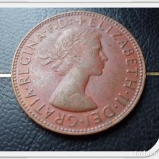 Monedas antiguas de Oceanía: AUSTRALIA 1 PENIQUE 1962