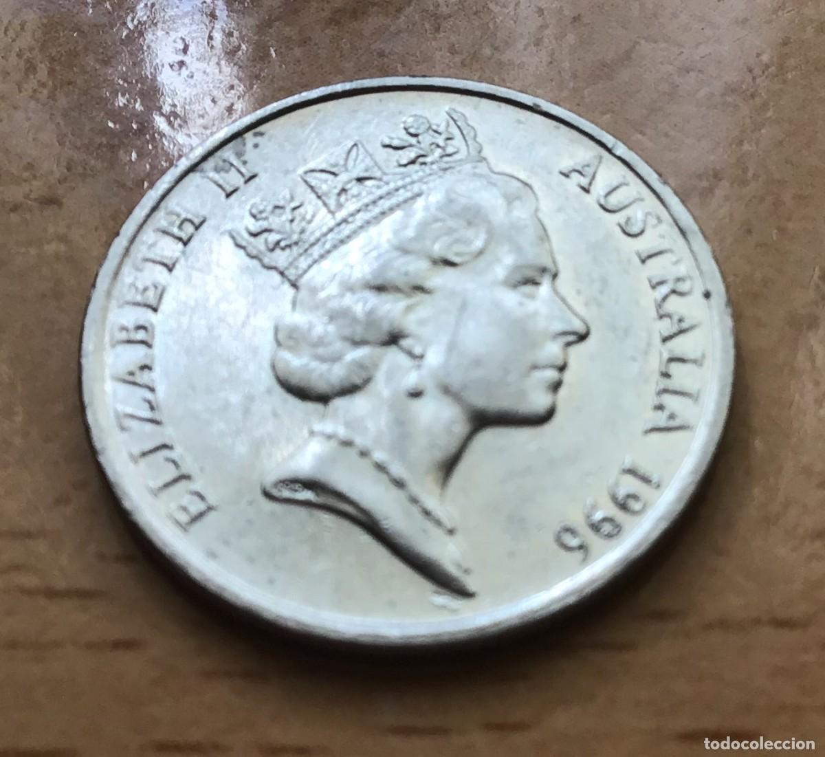 Monedas antiguas de Ocean&iacute;a: 5 centavos de Australia. A&ntilde;o 1996 - Foto 2