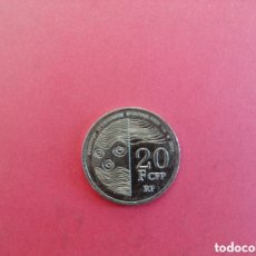 Monedas antiguas de Oceanía: 20 FRANCOS DE TERRITORIOS FRANCESES DEL PACÍFICO 2021