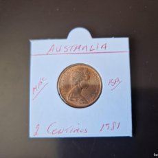 Monedas antiguas de Oceanía: AUSTRALIA 2 CENTIMOS 1981 MBC KM=63 (BRONCE)