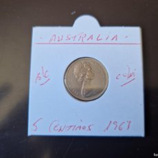 Monedas antiguas de Oceanía: AUSTRALIA 5 CENTIMOS 1967 BC KM=64 (CUPRONIQUEL)