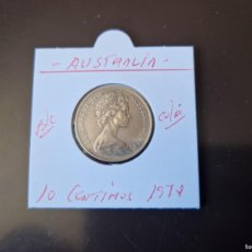 Monedas antiguas de Oceanía: AUSTRALIA 10 CENTIMOS 1974 BC KM=65 (CUPRONIQUEL)
