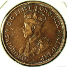 Monedas antiguas de Oceanía: AUSTRALIA (1911-1936) - 1 PENIQUE 1916 - REY JORGE V - A - 9,40 GR. BRONCE - DIAMET 30,80 MM - KM#23