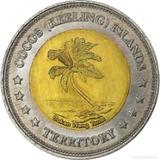 Monedas antiguas de Oceanía: [#224512] COCOS (KEELING) ISLANDS, 5 DOLLARS, 2004, ROGER WILLIAMS , BIMETÁLICO, FDC