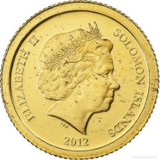 Monedas antiguas de Oceanía: [#1156805] MONEDA, ISLAS SALOMÓN, ELIZABETH II, 5 DOLLARS, 2012, B.H. MAYER, FDC, ORO