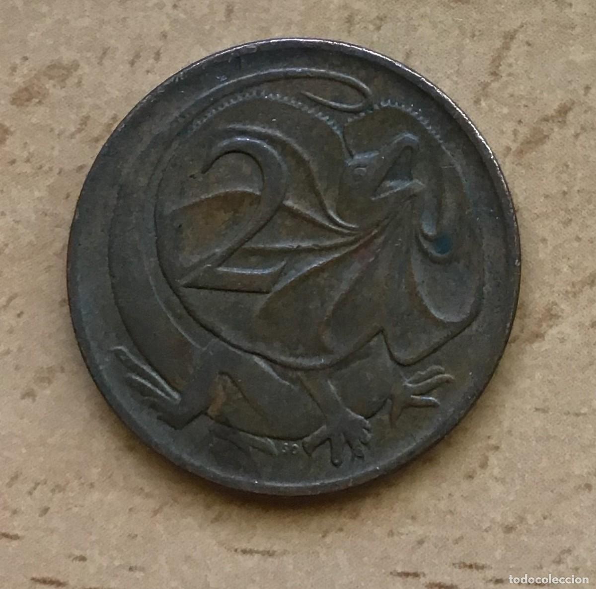 Monedas antiguas de Ocean&iacute;a: 2 centavos de Australia. A&ntilde;o 1982 - Foto 1